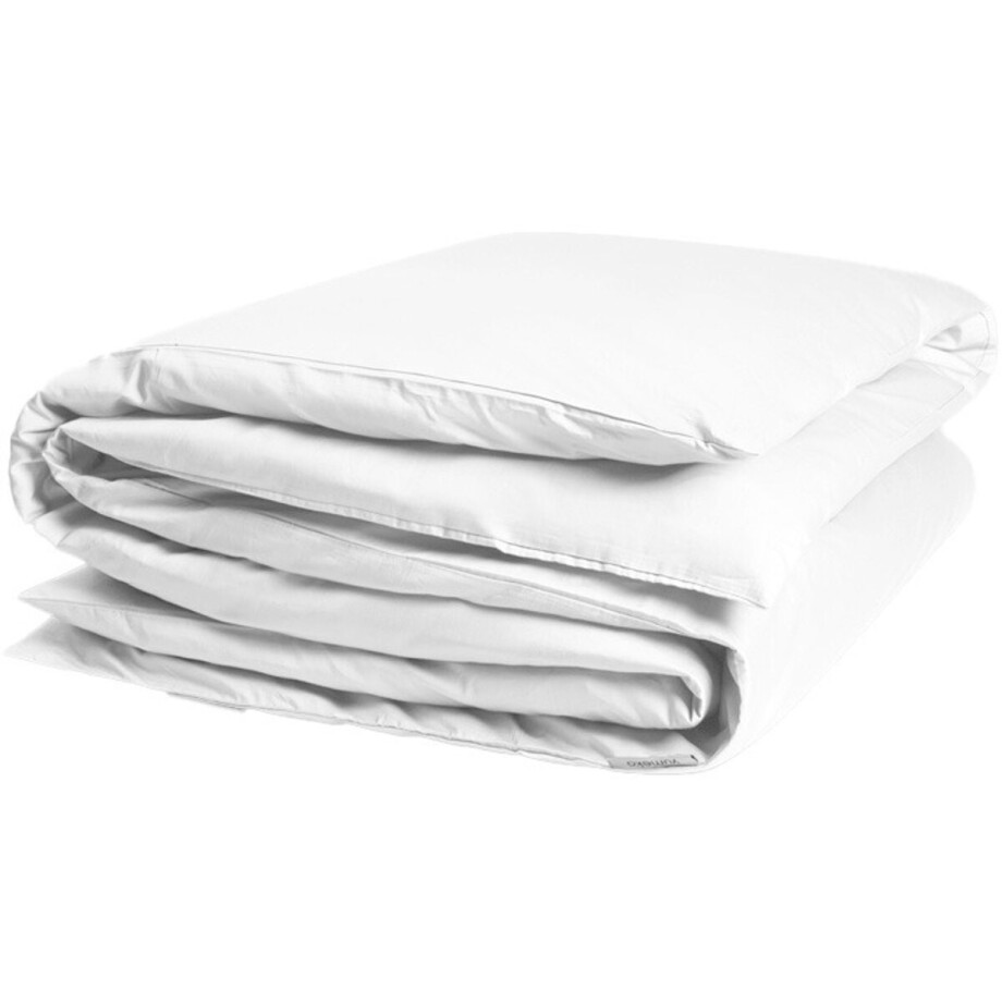 Yumeko dekbedovertrek katoen satijn wit 200x200 (zonder slopen) - Bio, eco & fairtrade afbeelding 1