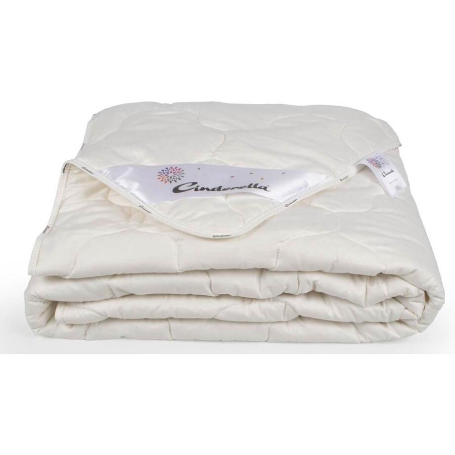 Cinderella Rumba - Wollen - Zomerdekbed - Tweepersoons - 200x220 cm - Wit afbeelding 1