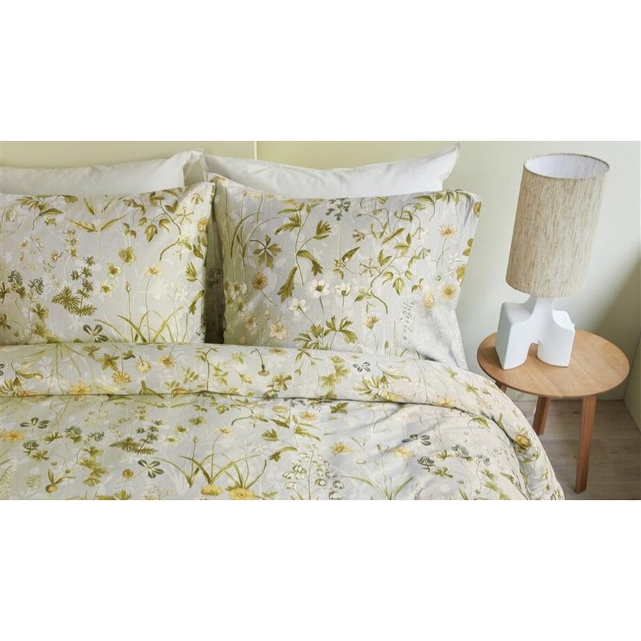 Beddinghouse Olivia dekbedovertrek - Eenpersoons - 140x200/220 - Groen afbeelding 1