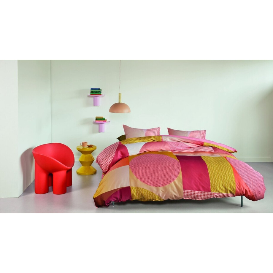 Beddinghouse Dutch Design Sunset Boulevard dekbedovertrek - Lits-Jumeaux - 240 x 200/220 cm - Koraal afbeelding 1