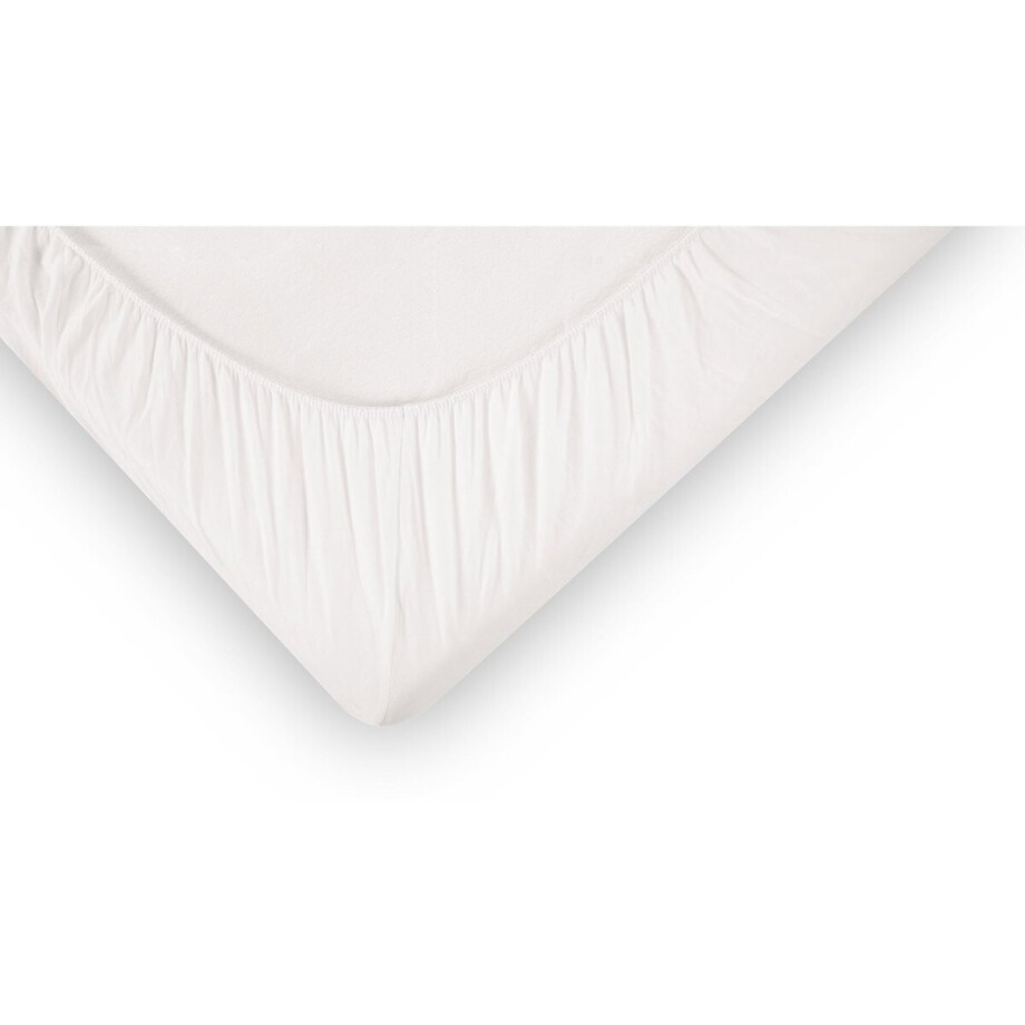 B Bright Hoeslaken Extra Verkoelend - 80 x 200/210 cm - wit B Bright Hoeslaken Extra Verkoelend - 80 x 200/210 cm - wit afbeelding 1