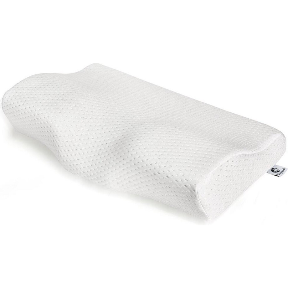 Benjagoods Ergonomisch Hoofdkussen - Hoofdkussen nekklachten - Traagschuim hoofdkussen - Hoofdsteun - Orthopedisch hoofdkussen - 50x30 cm afbeelding 1