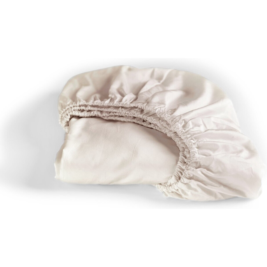 Cinderella - Sundays - Hoeslaken - Tot 25 cm matrashoogte - Satijn - 160x200 cm - Zandkleur Cinderella - Sundays - Hoeslaken - Tot 25 cm matrashoogte - Satijn - 160x200 cm - Zandkleur afbeelding 1