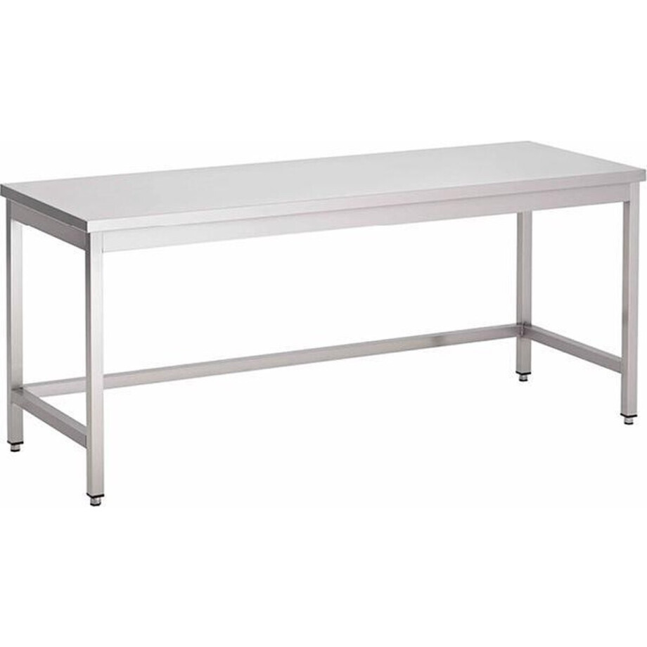 Gastro-Inox RVS werktafel zonder onderblad, 2000(l)x700(d)x850(h)mm afbeelding 1
