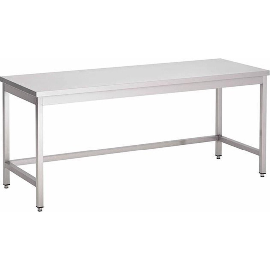 Gastro-Inox RVS werktafel zonder onderblad, 1300(l)x600(d)x850(h)mm afbeelding 1