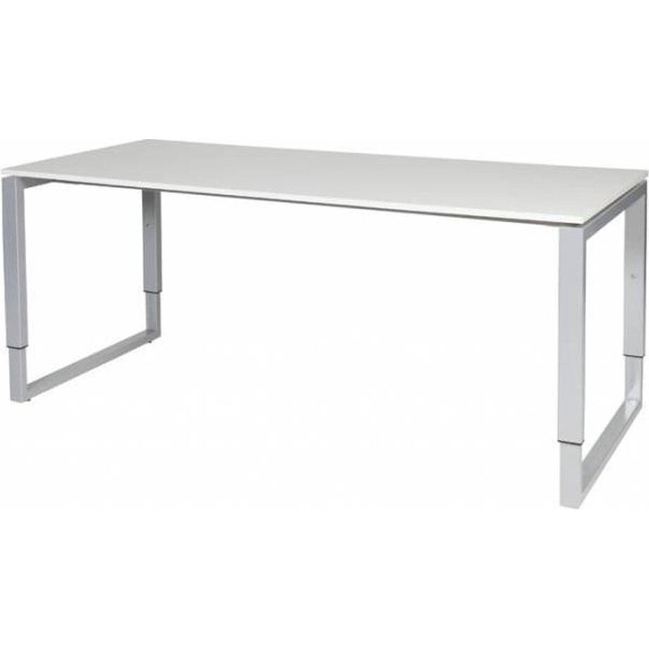 Verstelbaar Bureau - Domino Plus 180x80 grijs - alu frame afbeelding 1