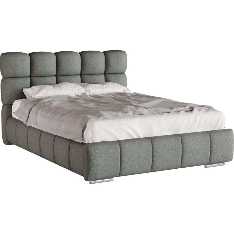 Tweepersoonsbed Bliss 140 x 200 cm met opbergruimte, lattenbodem en Pocketveringmatras kokos H3/H4 (20 cm hoog) afbeelding 1