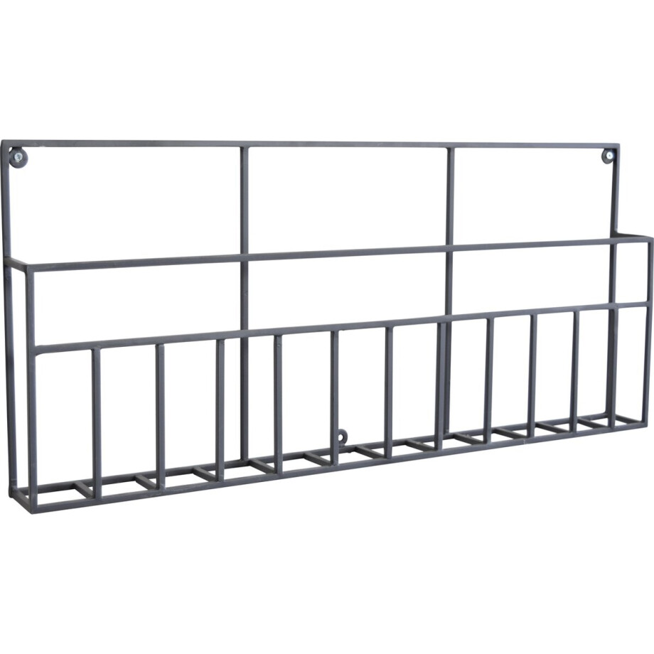 LOFT42 Maggy Tijdschriftenrek Large Zwart - Metaal - 70x7x31 afbeelding 1