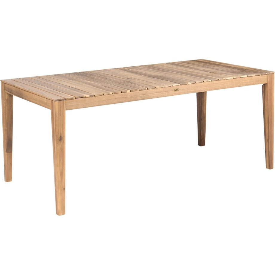CHIOGGIA - Tuintafel - Lichtbruin - 180 x 90 cm - Acaciahout afbeelding 1