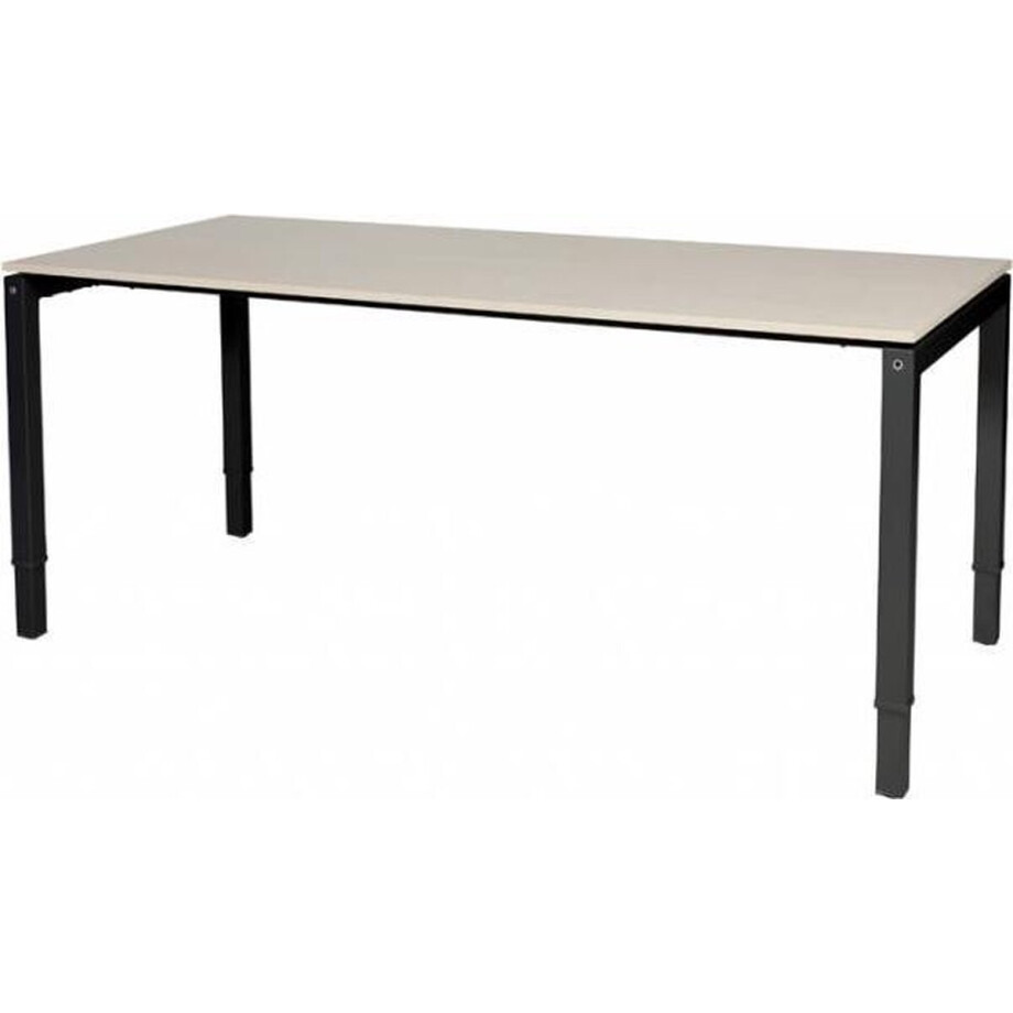 Verstelbaar bureau - Slinger 200x80 robson - zwart frame afbeelding 1