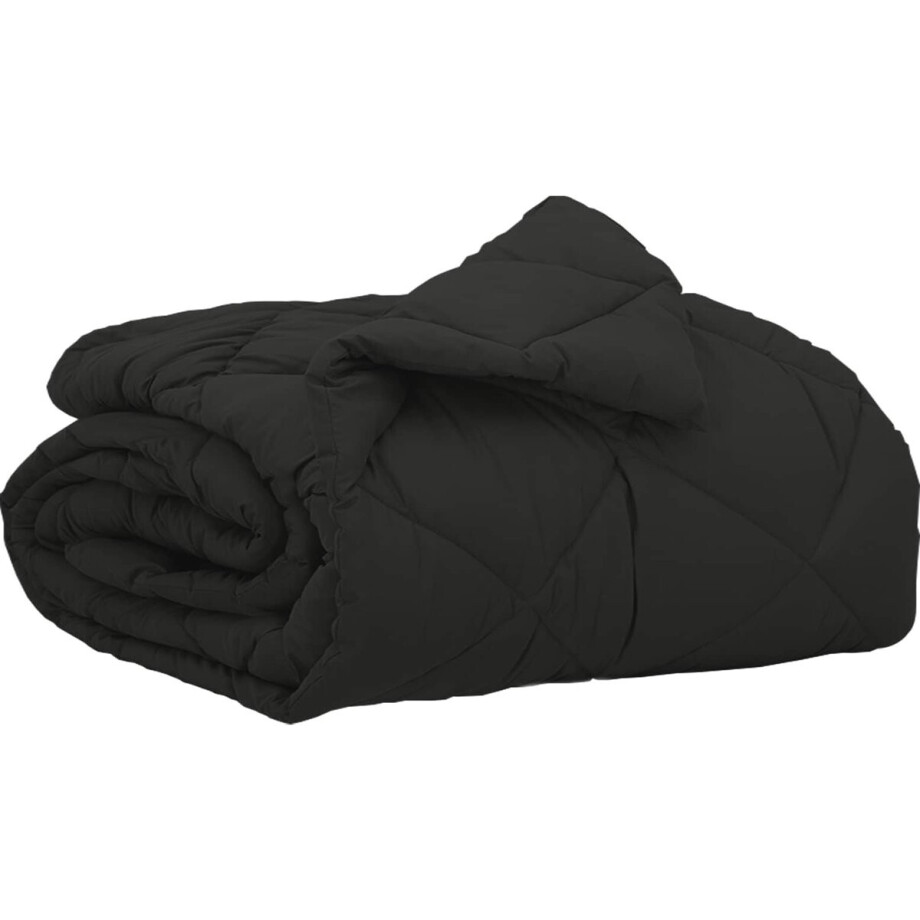 vidaXL - Zomer - Deken - 200 - x - 140 - cm - Zomer - 200 - gsm - Zwart vidaXL - Zomer - Deken - 200 - x - 140 - cm - Zomer - 200 - gsm - Zwart afbeelding 1