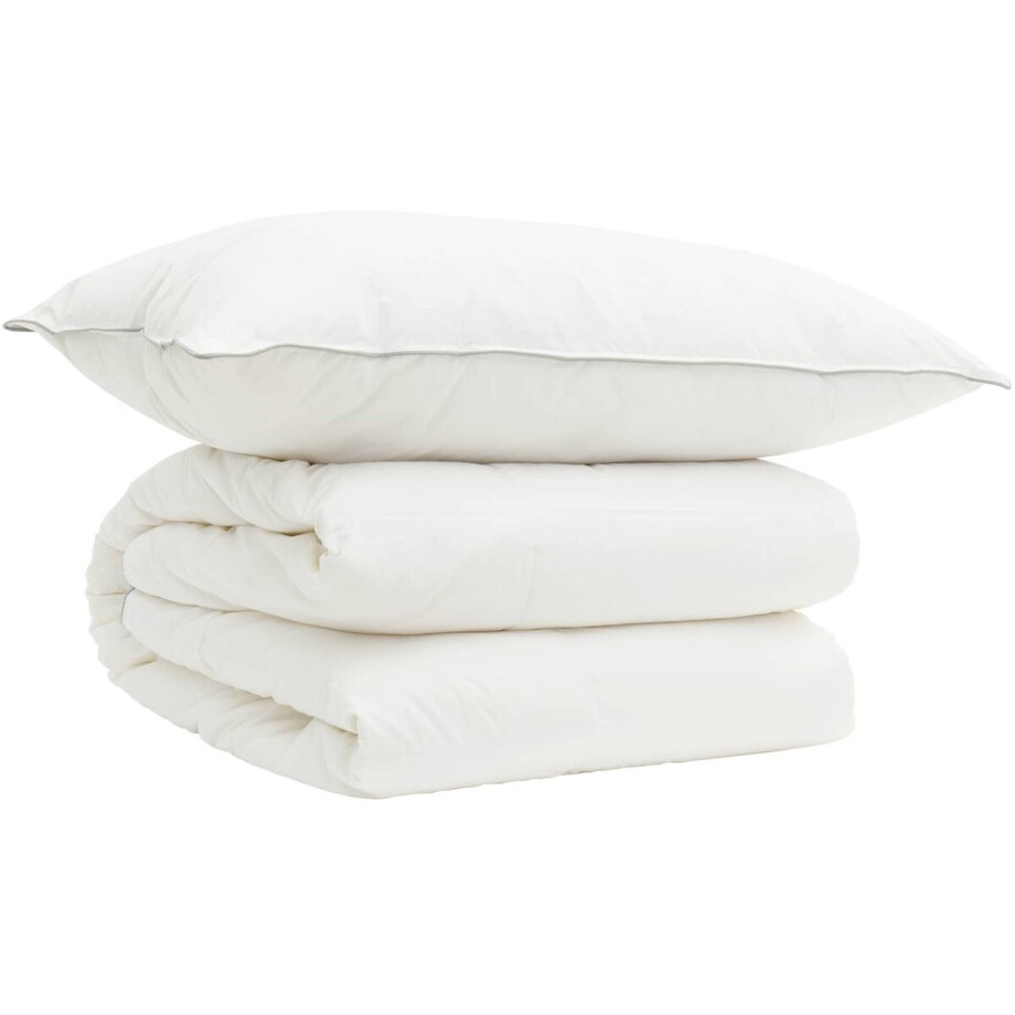 vidaXL - Dekbed - en - Kussen - Set - 2 - st - 137x200 - cm - 4 - seizoenen - 200+300 - GSM vidaXL - Dekbed - en - Kussen - Set - 2 - st - 137x200 - cm - 4 - seizoenen - 200+300 - GSM afbeelding 1