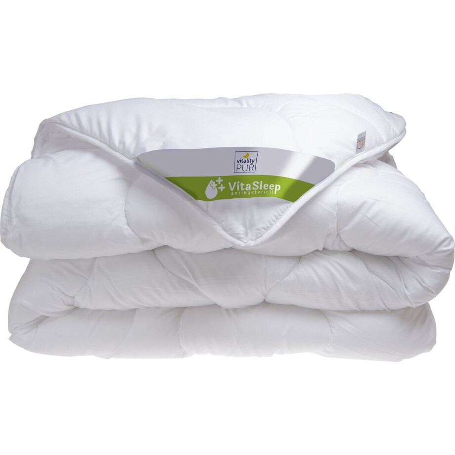 Vitality Pur Zomerdekbed – 200x200 - Tweepersoons – Dun & Lichtgewicht Dekbed – Ademend & Anti Allergie – Ideaal Voor Warme Nachten afbeelding 1