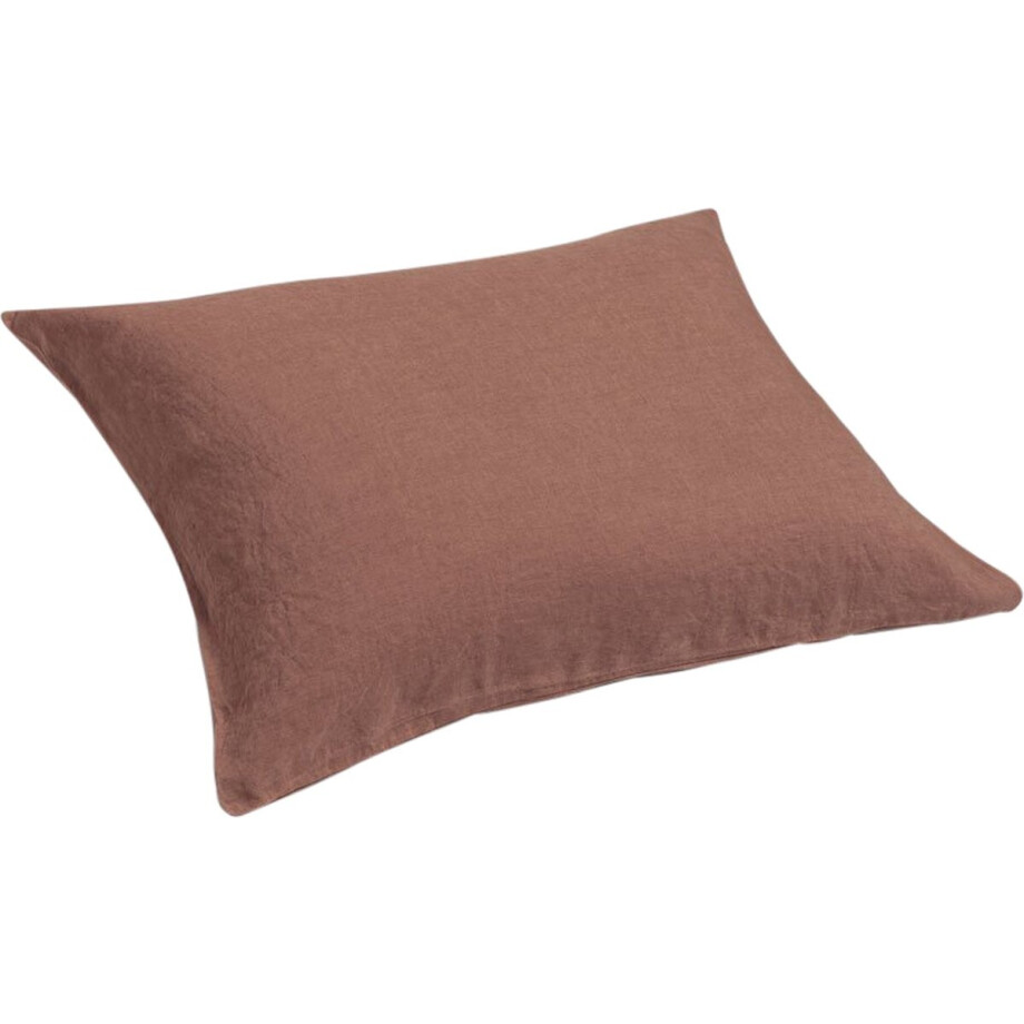 Yumeko kussensloop gewassen linnen klei roze 50x60 - Biologisch & ecologisch - 1 stuk Yumeko kussensloop gewassen linnen klei roze 50x60 - Biologisch & ecologisch - 1 stuk afbeelding 1