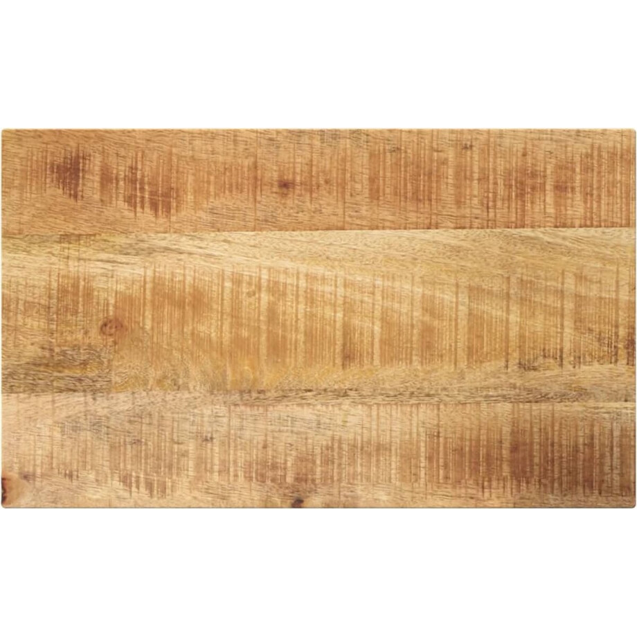 vidaXL - Tafelblad - rechthoekig - 60x30x3,8 - cm - massief - ruw - mangohout vidaXL - Tafelblad - rechthoekig - 60x30x3,8 - cm - massief - ruw - mangohout afbeelding 1