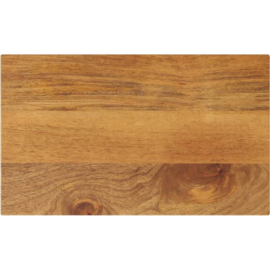vidaXL - Tafelblad - rechthoekig - 40x30x3,8 - cm - massief - mangohout afbeelding 1