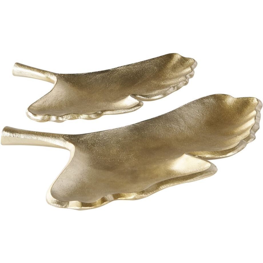 BELIANI PALENQUE - Decoratieve schaal - Goud - Aluminium afbeelding 1