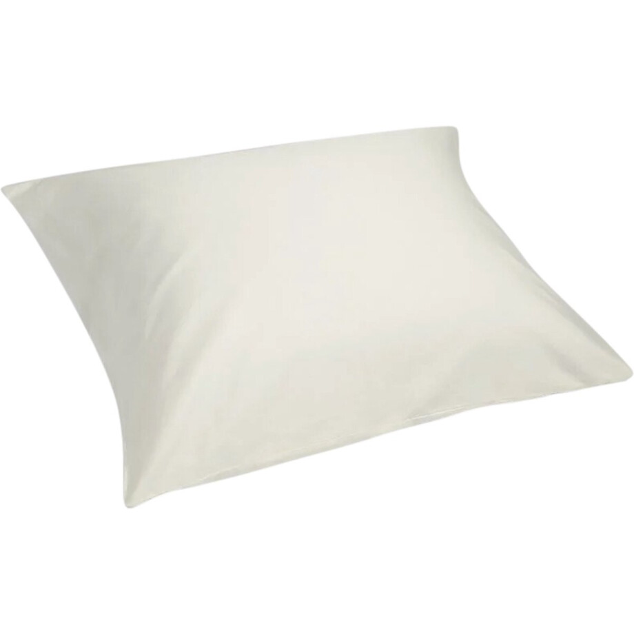 Yumeko kussensloop katoensatijn warm wit 50x60 - Bio, eco & fairtrade - 1 stuk afbeelding 1