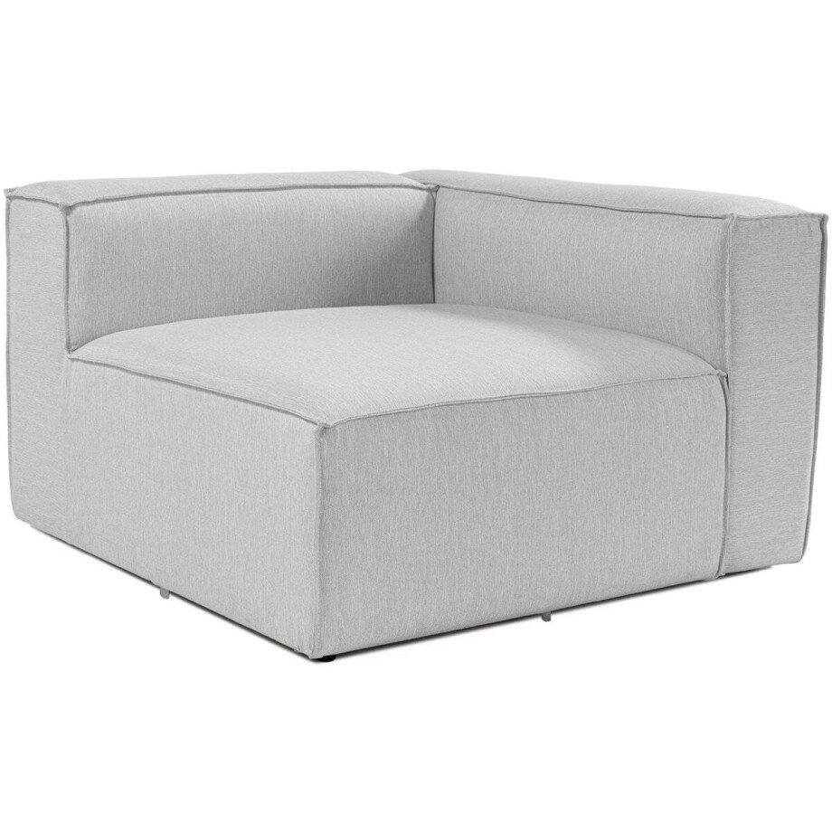 Dimehouse Lounge Hoek element rechts modulaire bank Fora lichtgrijs - Linnen - Modern - 107 x 66 x 105 cm afbeelding 1
