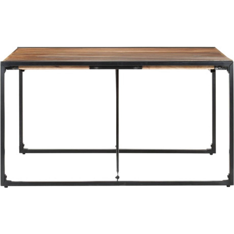 vidaXL - Eettafel - 140x140x75 - cm - massief - hout vidaXL - Eettafel - 140x140x75 - cm - massief - hout afbeelding 1