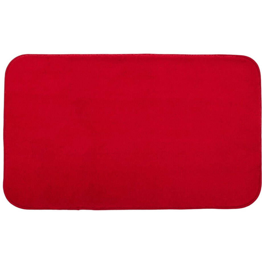 Gözze - Premium antislip badmat, RIO, 100% microvezel, 50 x 70 cm - Rood Gözze - Premium antislip badmat, RIO, 100% microvezel, 50 x 70 cm - Rood afbeelding 1