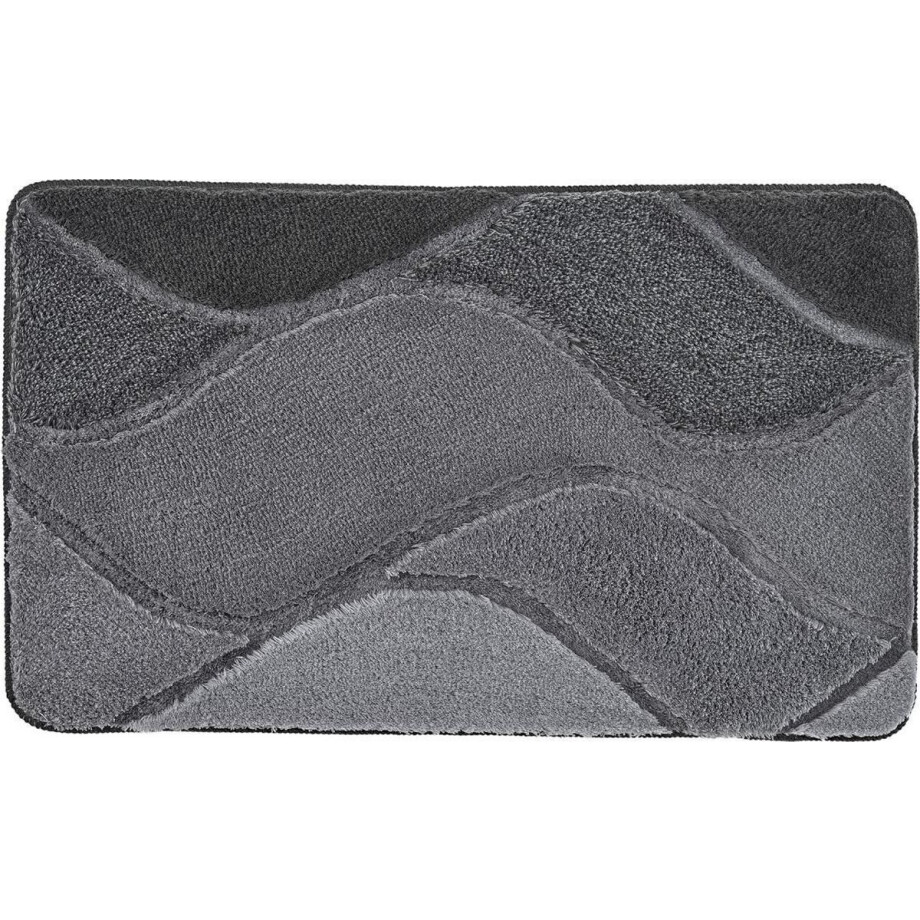 Badmat Fiona lei grijs 80x140cm afbeelding 1