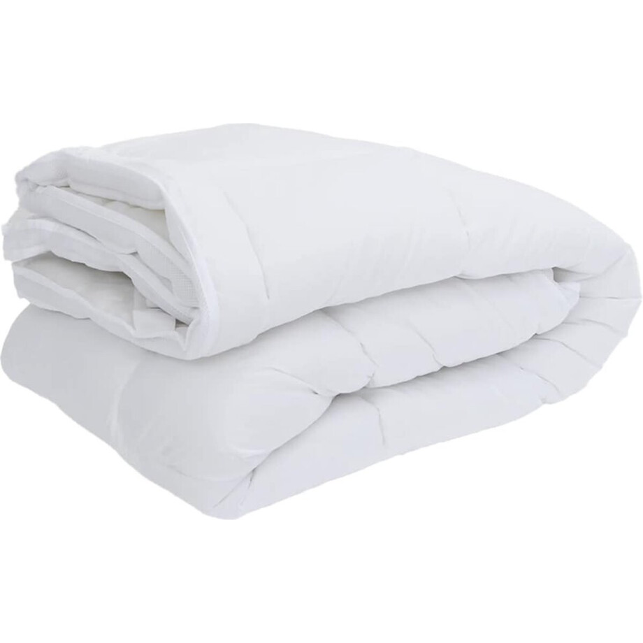 vidaXL - Matrasbeschermer - 120x200 - cm - wit afbeelding 1