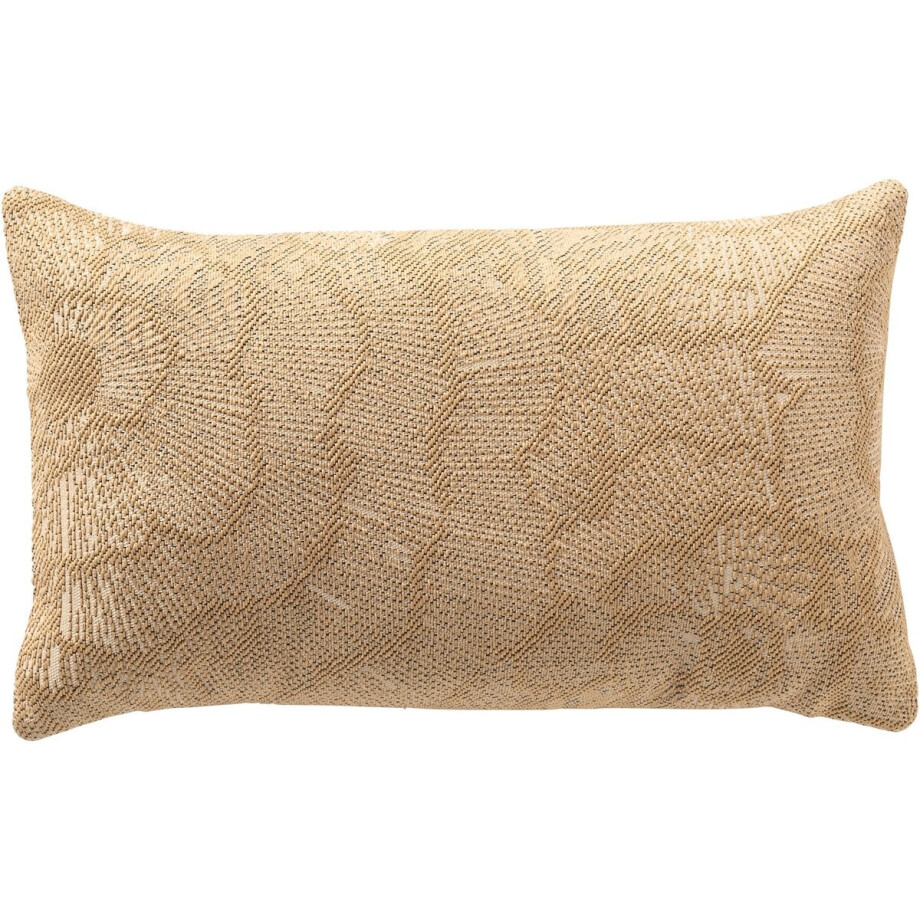 Dutch Decor DAISY - kussenhoes outdoor 30x50 cm - waterafstotend en uv-bestendig - Irish Cream - beige afbeelding 1