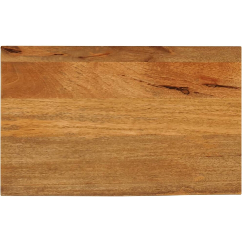 vidaXL - Tafelblad - met - natuurlijke - rand - 50x30x2,5 - cm - massief - mangohout afbeelding 1