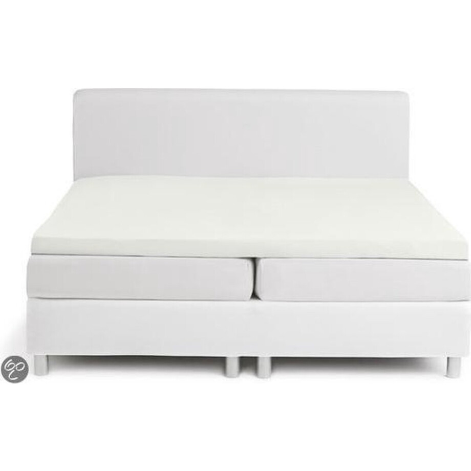 Topcover katoen 160 x 200 (04) ivory Standaard (tot 8 cm) Nightkiss afbeelding 1