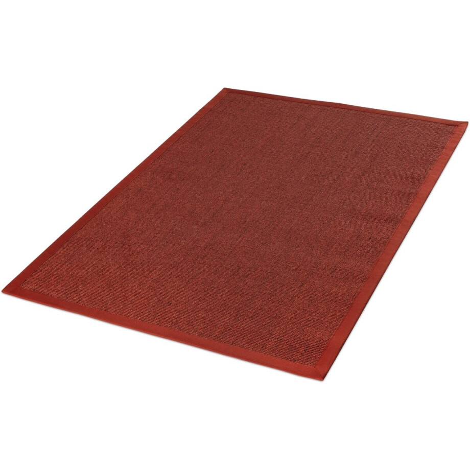 Vloerkleed Sisal Mara S2 rood gemelleeerd 240x340cm afbeelding 1