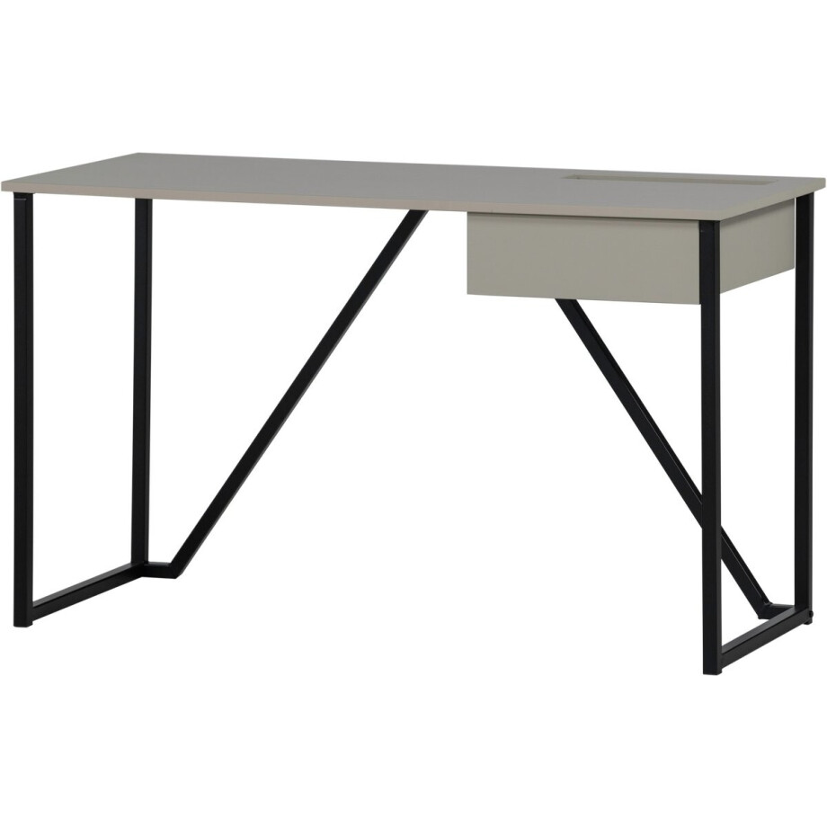 WOOOD New Julius Bureau - Grenen - Dust - 75x126x53 afbeelding 1