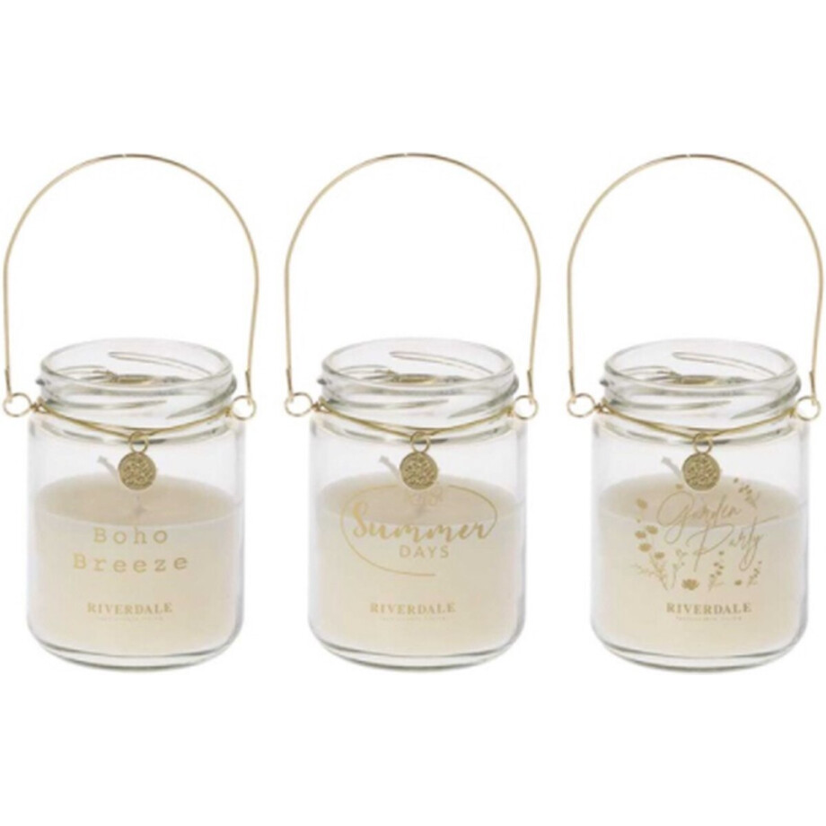 Riverdale Monthly Must have - 3 kaarsen - wit afbeelding 1