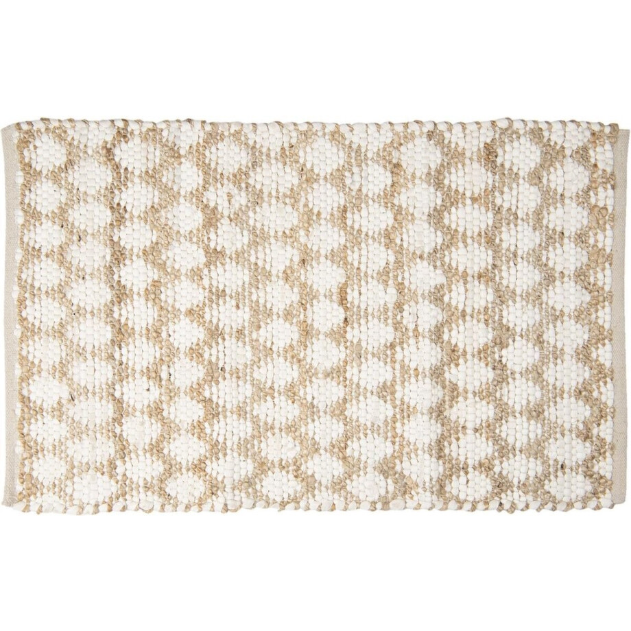 Clayre & Eef Vloerkleed 60x90 cm Bruin Katoen afbeelding 1