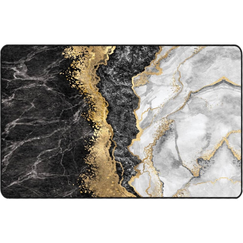 vidaXL - Vloerkleed - wasbaar - 190x300 - cm - meerkleurig afbeelding 1