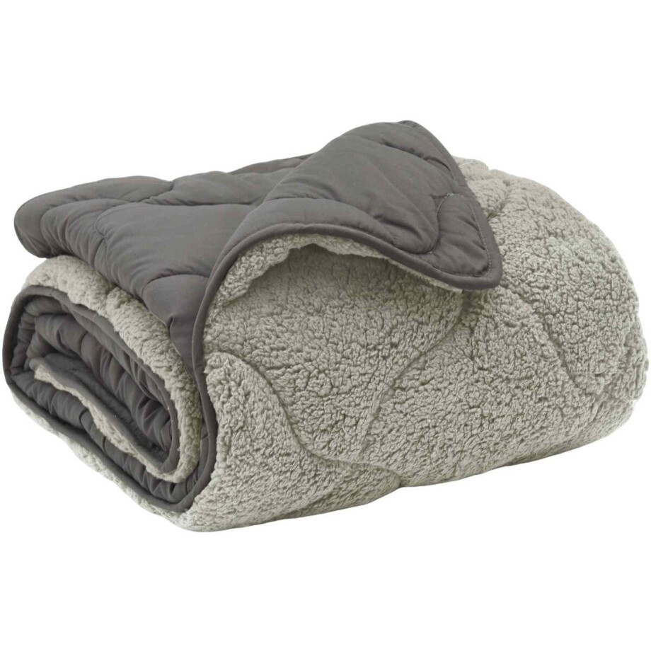 vidaXL - Volledig - Jaar - Dekbed - Gekwilt - Lichtgrijs - 240 - x - 260 - cm vidaXL - Volledig - Jaar - Dekbed - Gekwilt - Lichtgrijs - 240 - x - 260 - cm afbeelding 1