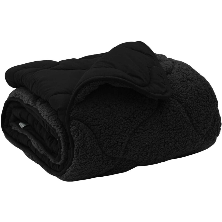 vidaXL - Volledig - Jaar - Dekbed - Gekwilt - Zwart - 200 - x - 200 - cm vidaXL - Volledig - Jaar - Dekbed - Gekwilt - Zwart - 200 - x - 200 - cm afbeelding 1