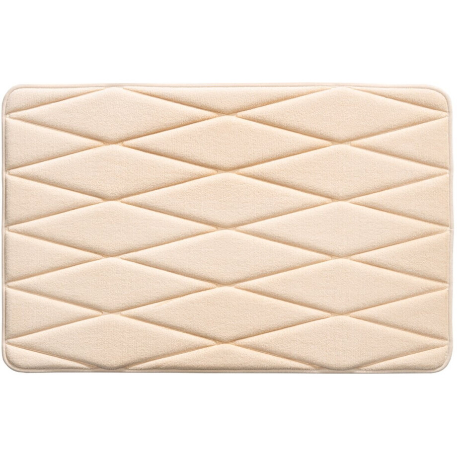 California Winding Creme Badkamermat 58x90 cm – Zachte Badmat – Antislip Douchemat – Comfortabele Badkamermat California Winding Creme Badkamermat 58x90 cm – Zachte Badmat – Antislip Douchemat – Comfortabele Badkamermat afbeelding 1