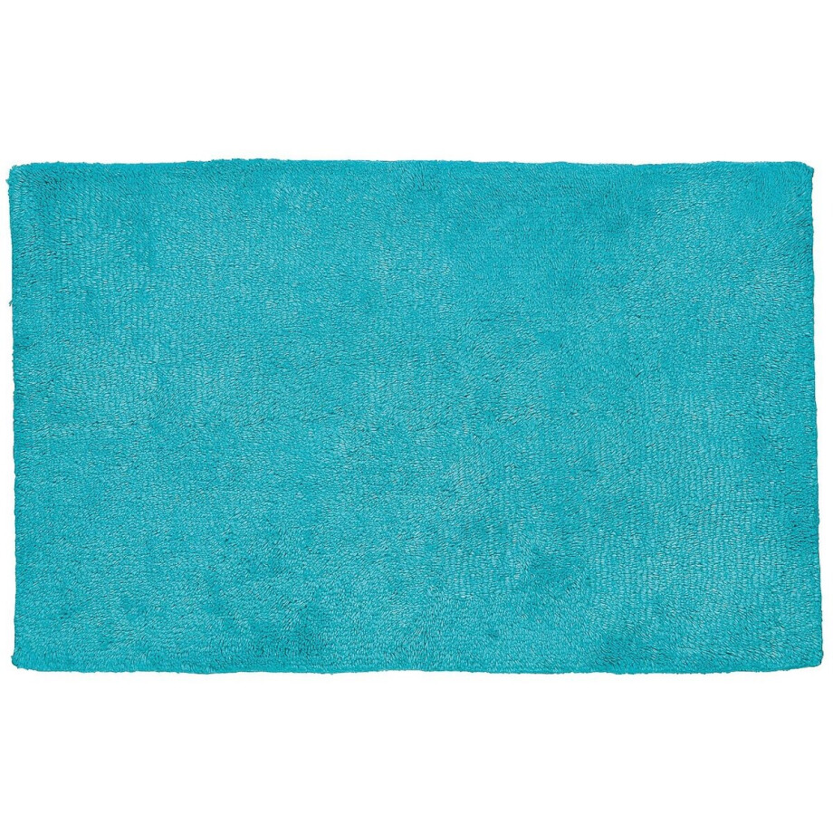 Kela Badkamer - Bath Mat Ladessa Uni (Turquoise) 80 x 50 cm afbeelding 1