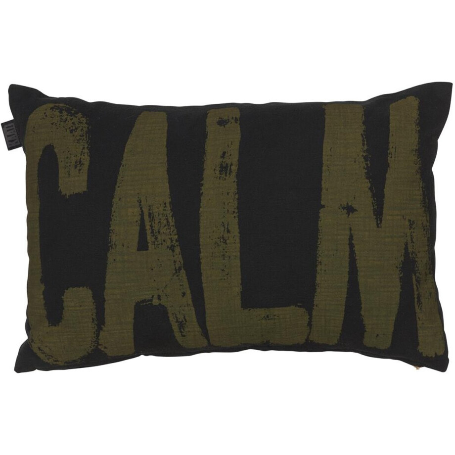 KAAT Amsterdam Calm Sierkussen - 40x60 cm - Groen KAAT Amsterdam Calm Sierkussen - 40x60 cm - Groen afbeelding 1