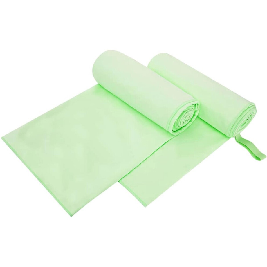 vidaXL - Sporthanddoeken - 2 - st - Groen - 200 - x - 100 - cm - Polyester - en - polyamide vidaXL - Sporthanddoeken - 2 - st - Groen - 200 - x - 100 - cm - Polyester - en - polyamide afbeelding 1