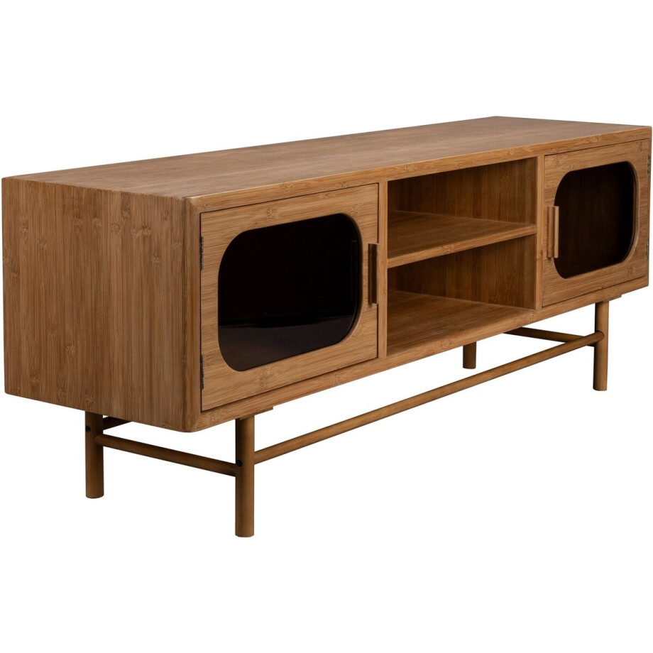 Dutchbone Caroun Dressoir Banboehout Bruin Dutchbone Caroun Dressoir Banboehout Bruin afbeelding 1