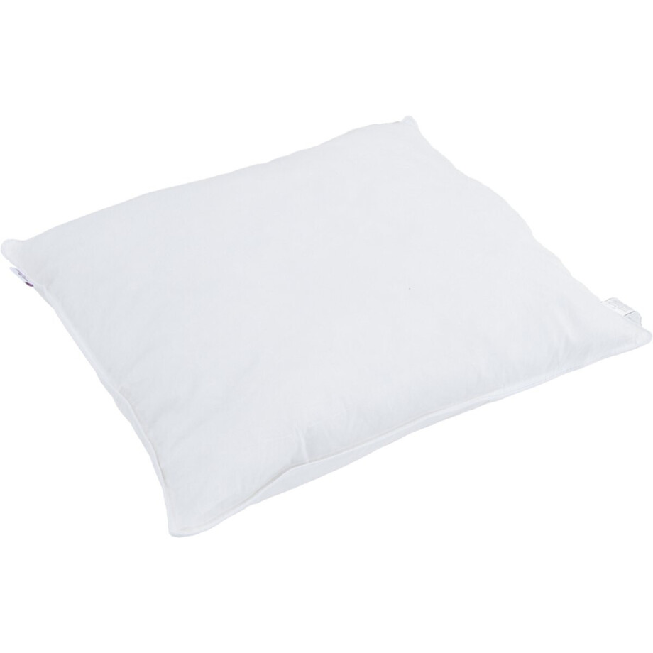 vidaXL - Zomer - Deken - met - kussen - 2 - pcs - Wit - Donsveer afbeelding 1