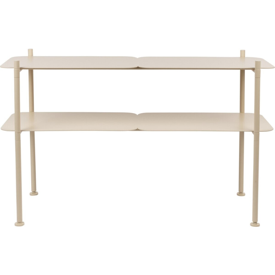 Zuiver River Kast/ Stellingkast 100 cm Rice/ Beige afbeelding 1