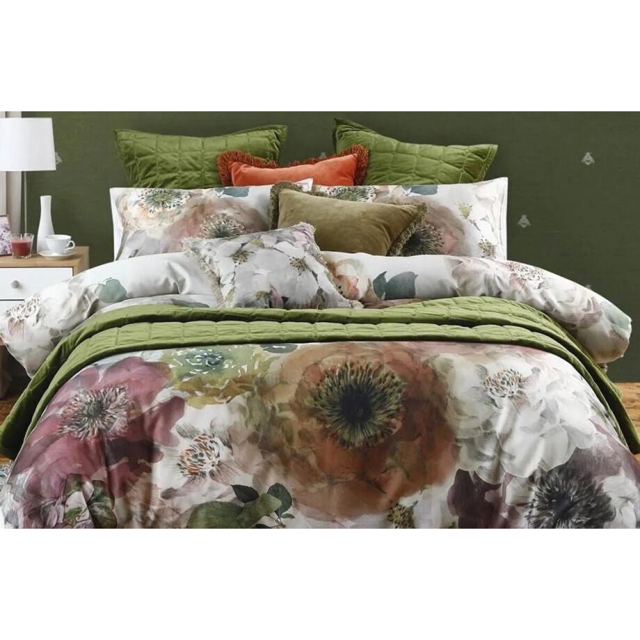M.M Linen Arlette Dekbedovertrek - Eenpersoons - 140x200/220 cm - Multi afbeelding 1