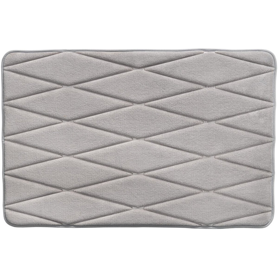 California Winding Grijs Badkamermat 50x78 cm – Zachte Badmat – Antislip Douchemat – Comfortabele Badkamermat California Winding Grijs Badkamermat 50x78 cm – Zachte Badmat – Antislip Douchemat – Comfortabele Badkamermat afbeelding 1