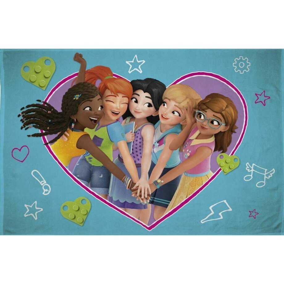 Lego Friends - Fleeceplaid - 100 x 150 cm - Multi Lego Friends - Fleeceplaid - 100 x 150 cm - Multi afbeelding 1