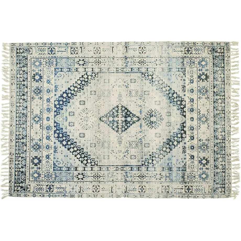 LOBERON Vloerkleed voor binnen en buiten Daly blauw afbeelding 1