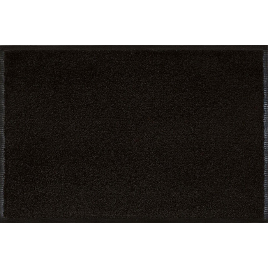 Kleen-Tex Deurmat Wash+Dry Raven Black, 40 x 60 cm. afbeelding 1