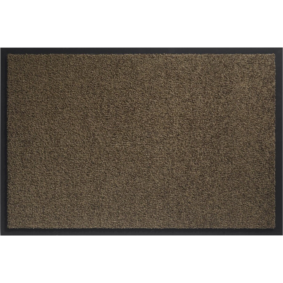 Deurmat schoonloopmat Twister 40 x 60 cm Teak afbeelding 1